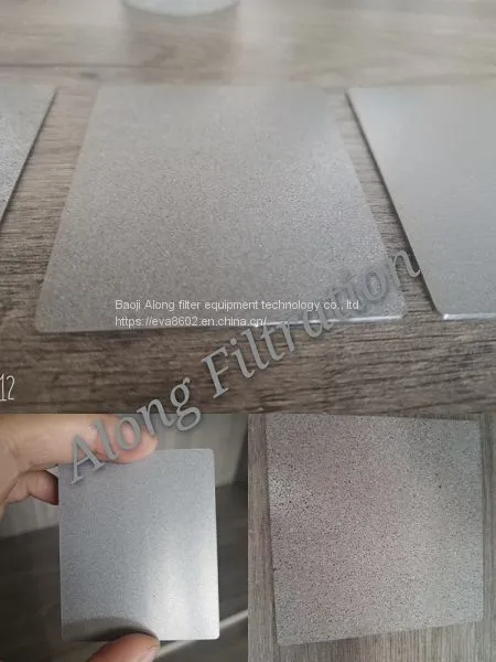 Micro Porous Sintered Metal Plate Corrosion Resistance For Bio-Pharmaceutical Filtration and Separation photo-4