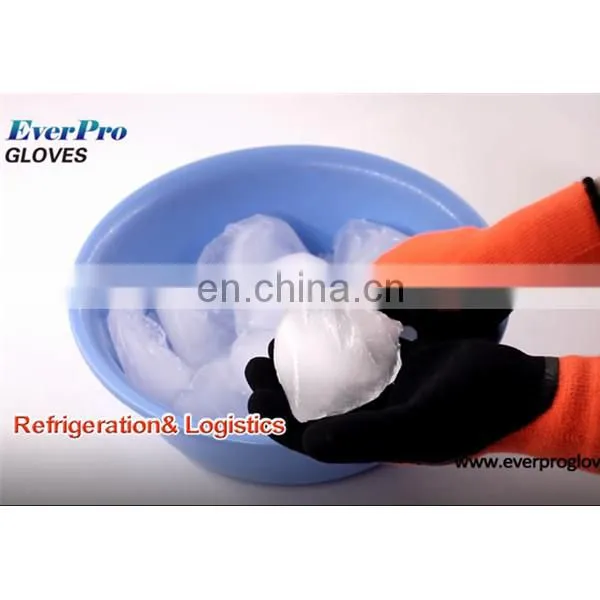 Tight Grip Palms Cold Temperature Waterproof Freezer Winter Work Gloves With Double Latex photo-4