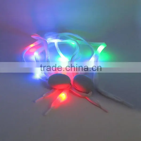 2016 Hot Sale Fashion LED Light Shoestring/colorful LED Shoelace for Party photo-6