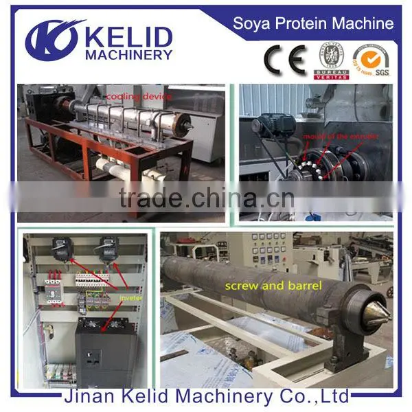 Soya Chunks Nuggets Mince Protein Extruder Making Machines photo-2
