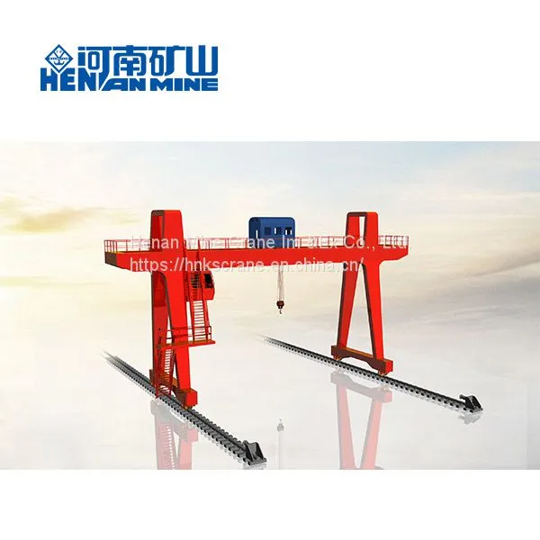 Good Quality 30ton Heavy Duty A Type Double Girder Electric Rail Traveling Gantry Crane