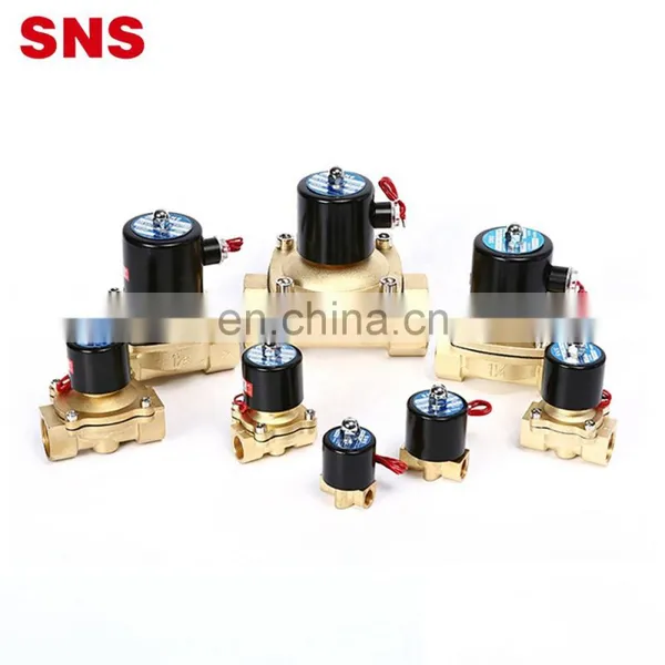 SNS 2W400-40 24v dc Brass Solenoid Valve Water photo-4