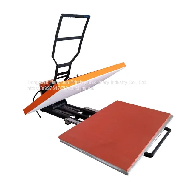 Pull Manual T-shirt Heat Press Machine 70*110 Banner Hand Press Heat Press Machine Hengjun Pull Manual Flat Heat Press Machine 70*110 photo-5