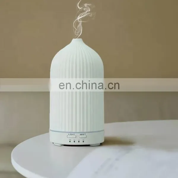 Stone Diffuser Custom Logo Ultrasonic Atomizer Aromatherapy Essential Oil Diffuser With Ceramic Large Ceramic Humidifier photo-5