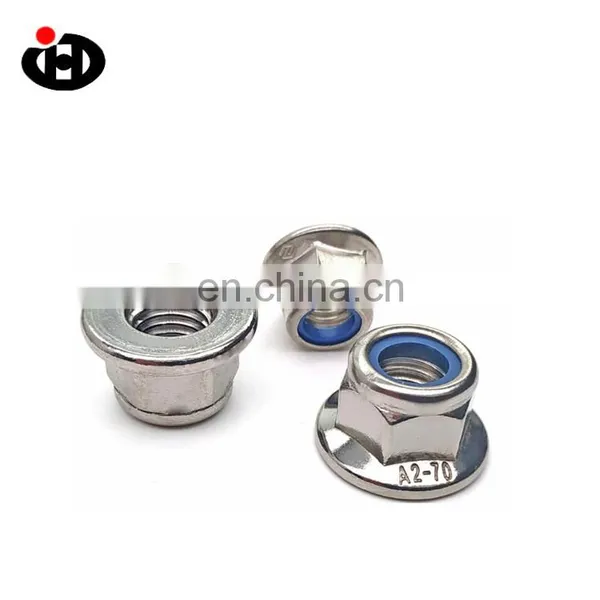 JingHong M12 Nylon Flange Lock Nut Alloy Steel photo-2