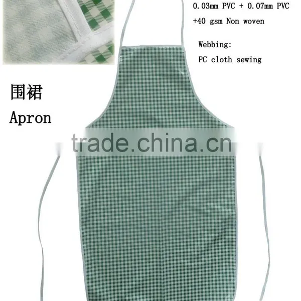 Washable Pvc Apron With Nonwoven Backing photo-2