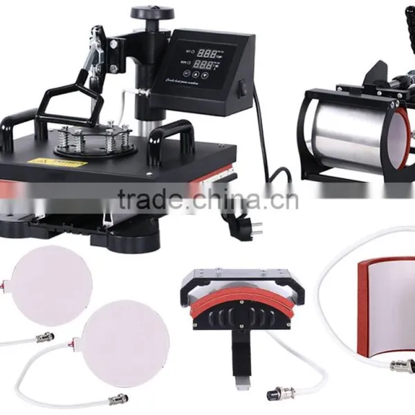 High Quality ,cheap for Poland , T-shirt Printer ,mugs Printer, Plate Printer , 6 in 1 Combo Heat Press Machine photo-2