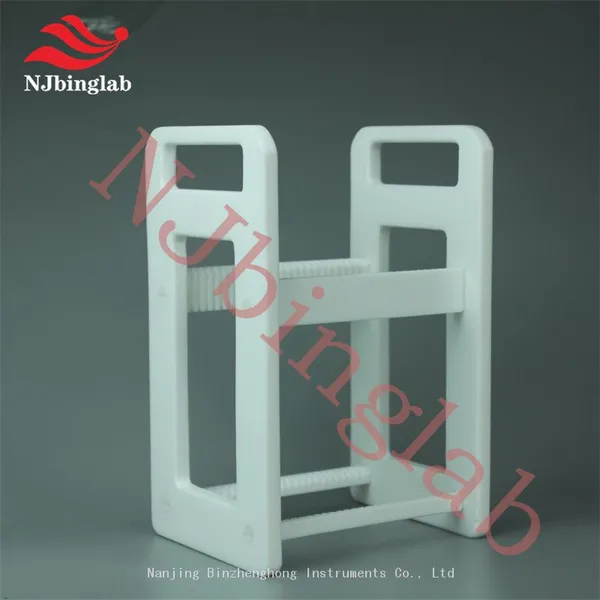 Носитель пластины из ПТФЭ NJbinglab, без перегородки на дне, для травления квадратных кремниевых пластин
