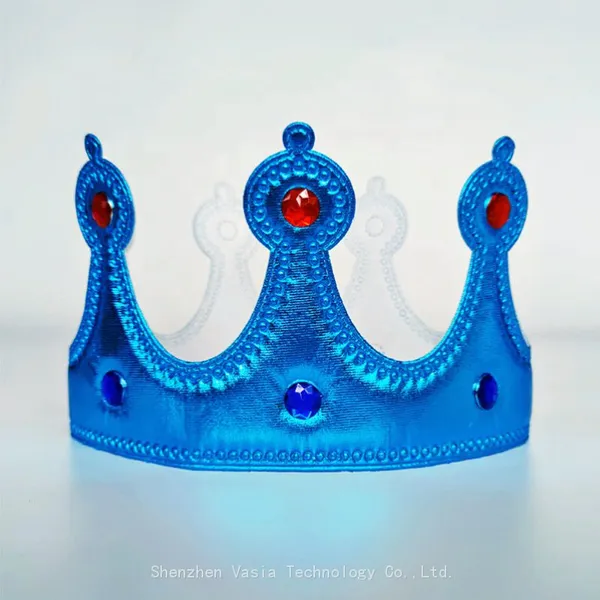 Factory-Supplied Prince Crowns - Gold Headwear for Birthday & Holiday Party Decor photo-3