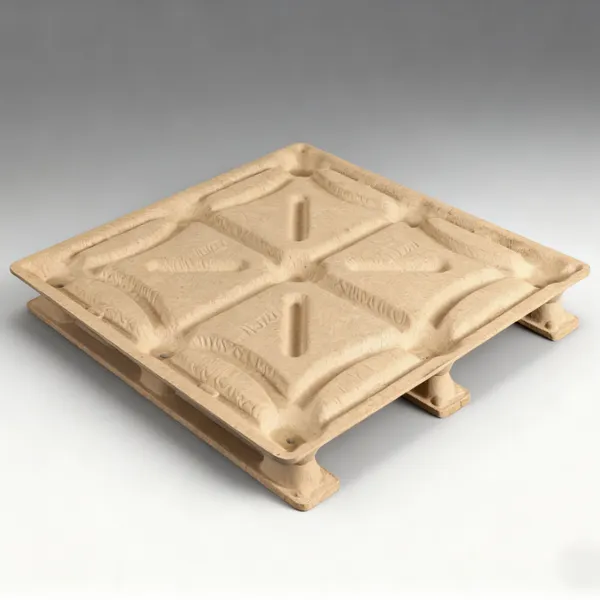 China Made Single Side Recycled Presswood Nestable Pallet for Transportation photo-5