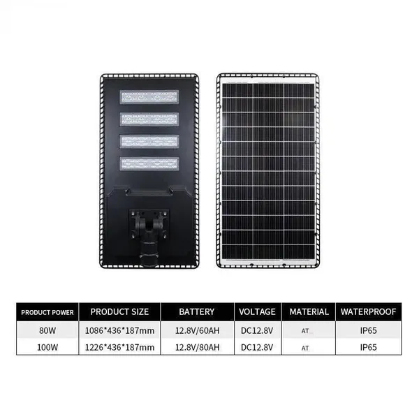 Low Energy Consumption, High Performance - 400w Solar Integrated Street Lamp Head to Illuminate a Green Life photo-4