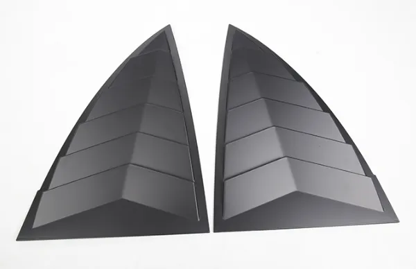 21-25 Model Y Rear Window trigular Louvers — Matte Black