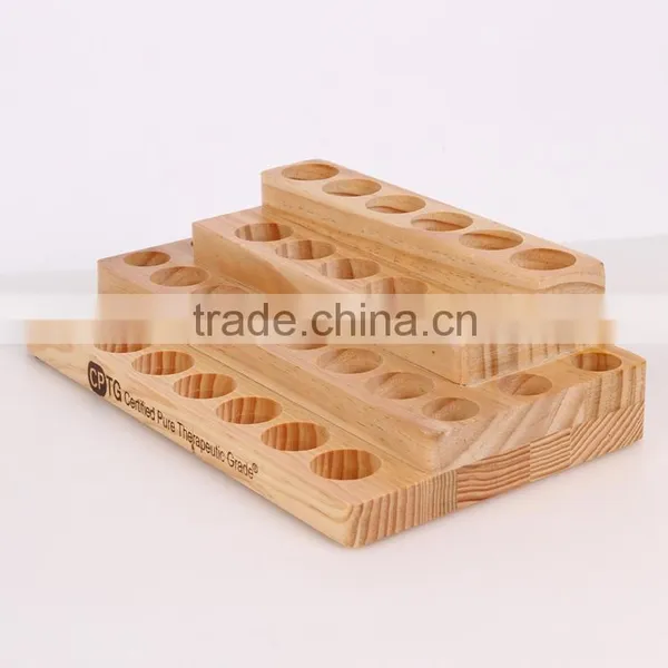 FSC art minds shabby chic style solid pine 4 tiers handmade Essential oil display rack holder 46 bottles for 5-15ml wood racks                        
                                                Quality Choice