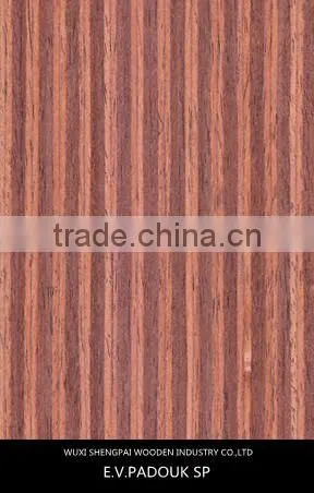 Sliced Cut Laminated Engineered Padouk Wood Veneer /recon Wood Face Veneer/laos Face Veneer for Decoration Supplier's Choice