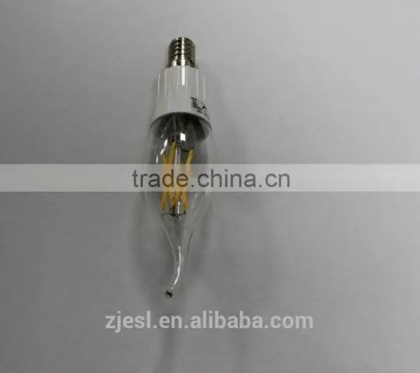 Tuv ce Rohs C35 2W 120lm/w Clear Glass E14/B22/E10 Led Filament Candle Light Quality Choice Most Popular photo-5