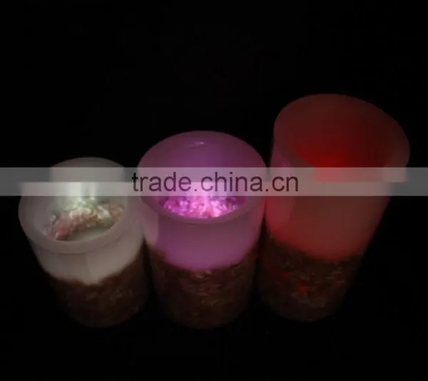 China Wholesale Real Wax Color Changing LED Candle photo-2