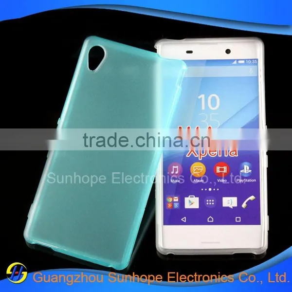 Glossy Frosted Gel Skin for Xperia M4 Aqua photo-4