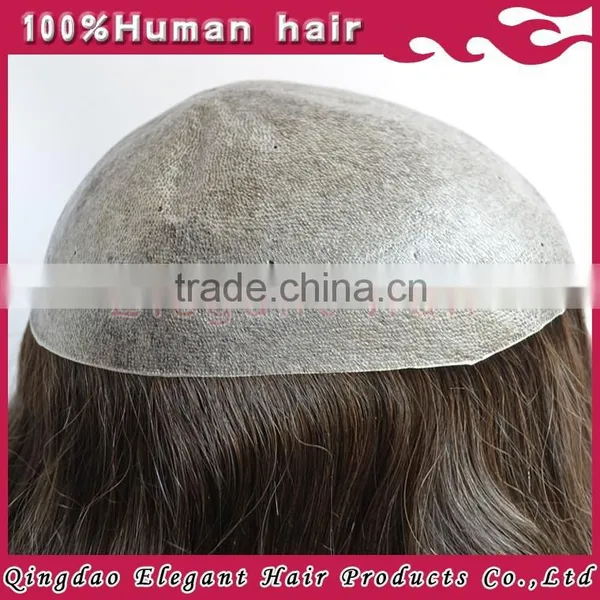 Hot Selling Natural Color European Hair pu Skin Women Human Hair Replacement System photo-5