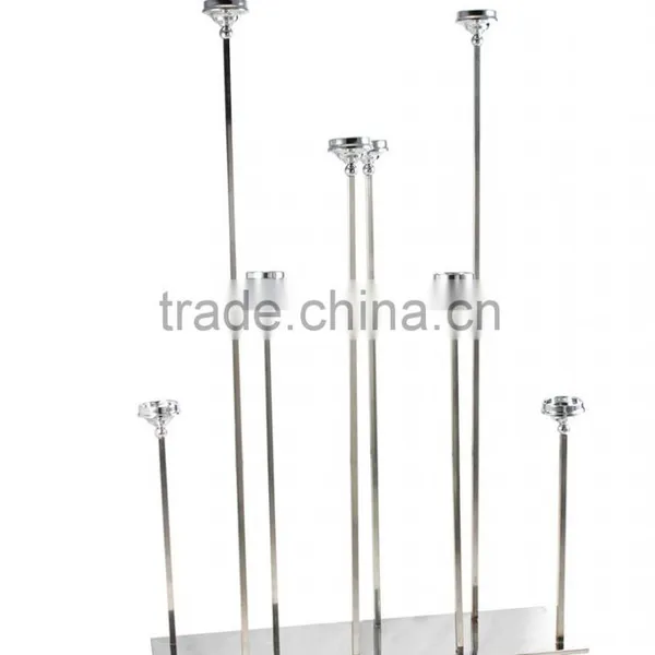 Graceful Silver Stainless Steel Candle Holder Candle Stand Quality Choice