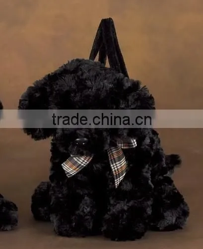 Cute Soft Plush Lifelike Animal Purse/New Design Cuddly Toy Puppy Handbag/Plush Animal Playful Purse photo-2
