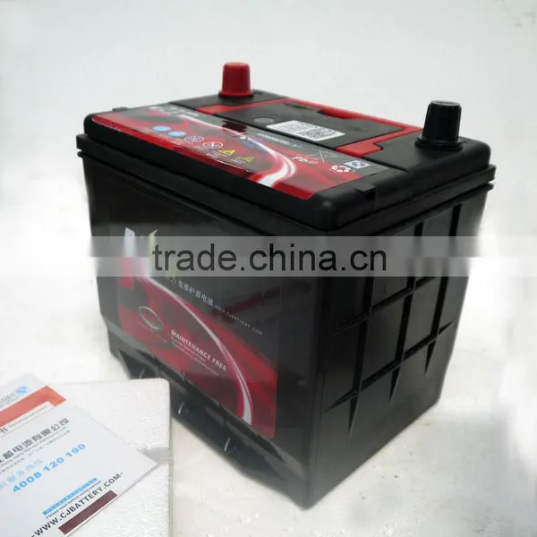 High Quality 70D23L 65ah Truck Starting Battery 6-QW-65