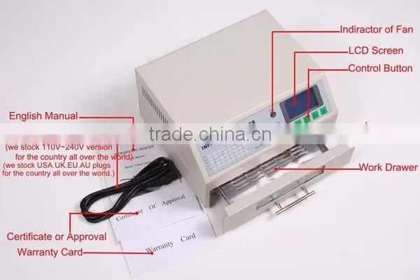 Puhui T962 220V / 110V Infrared Reflow Oven IR IC Heater photo-2
