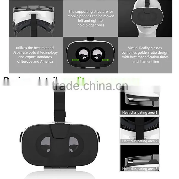 Universal Adjustable Lens 3D Headset Virtual Reality Glasses for 4.0 to 6.0 Inch Phone Andorid/IOS photo-3