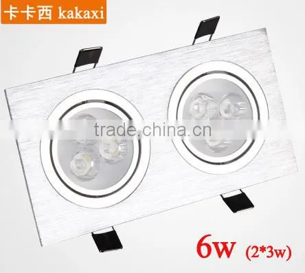 2 Light LED Ceiling Light Grille Lamp 6w 10W 14w 18w 24w 30w 36w LED Downlight photo-3