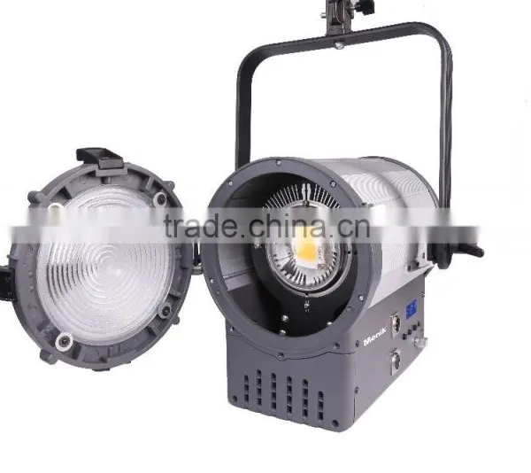 Menik SR-1500AB 150W Focus and Color Adjustable Fresnel Lens LED Spotlight photo-4