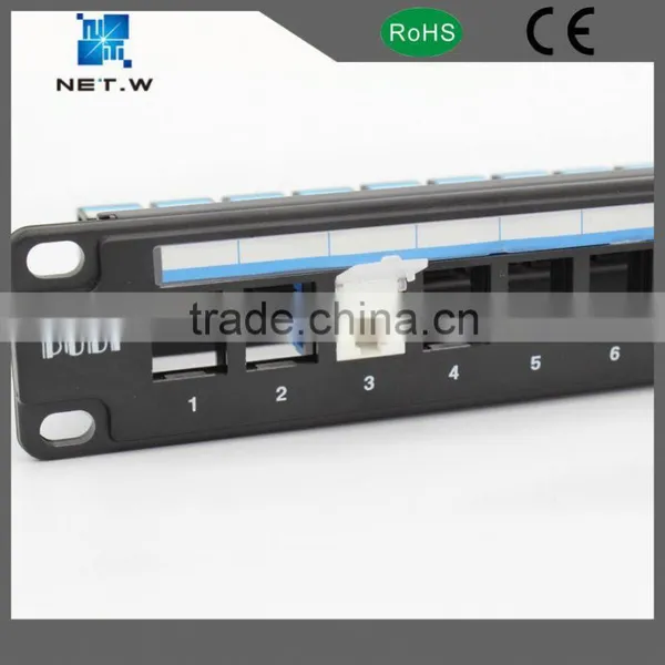24 Port Utp Label Mark Cat5e Patch Panel Manufacturer photo-2