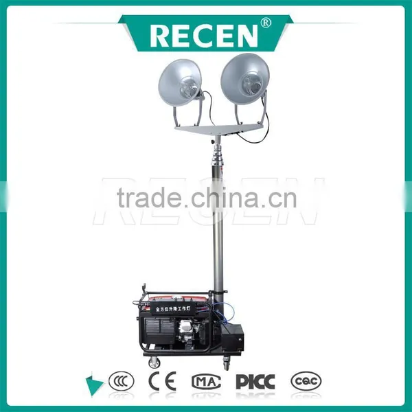 Ultra-bright Diesel Construction Light Tower ,stadium Floodlight