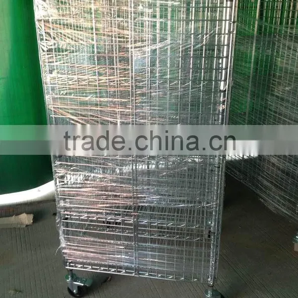 Chrome Movable Wire Mesh Security Cage photo-5