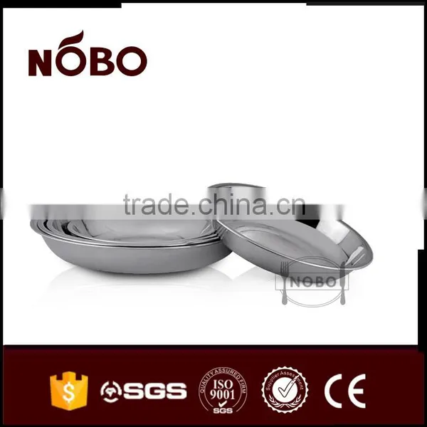 Stainless Steel Soup Tray With 0PP Bag