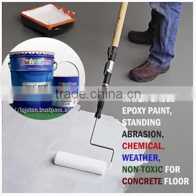 Water Based Epoxy Paint, Standing Chemical, Abrasion, Weather, NON-TOXIC for Concrete Floor JONA WEPO