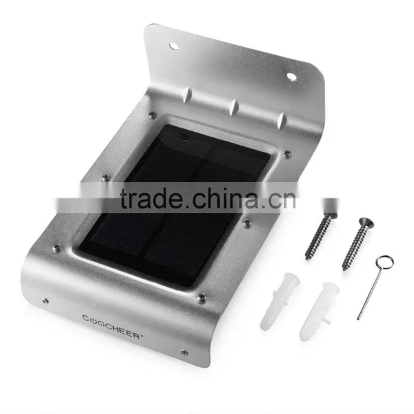 Coocheer 16 Led Solar Motion Light, Ultra Bright Wireless Aluminum Shell Security Outdoor Lights AM000883 photo-3