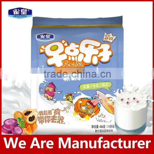 Peacock Breakfast Soy Milk With Vegetable & Fruit