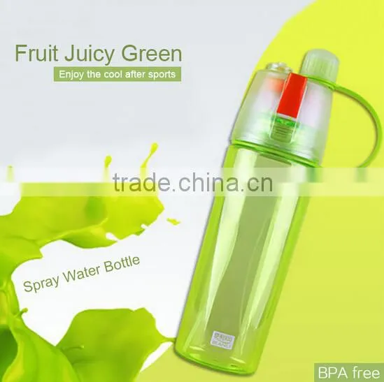 OEM New Design Mist Spray Sport Outdoor Water Bottle Side Handle photo-4