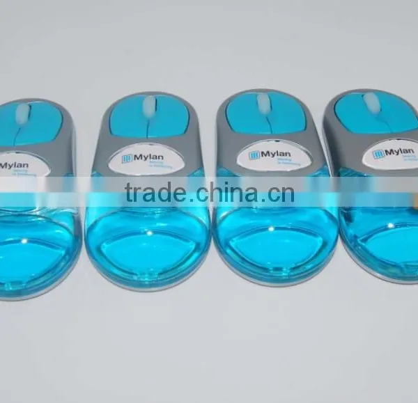 Laptop Gift 2.4G Rechargeable Wireless Liquid Aqua Mouse With Personalized Floater Design photo-5
