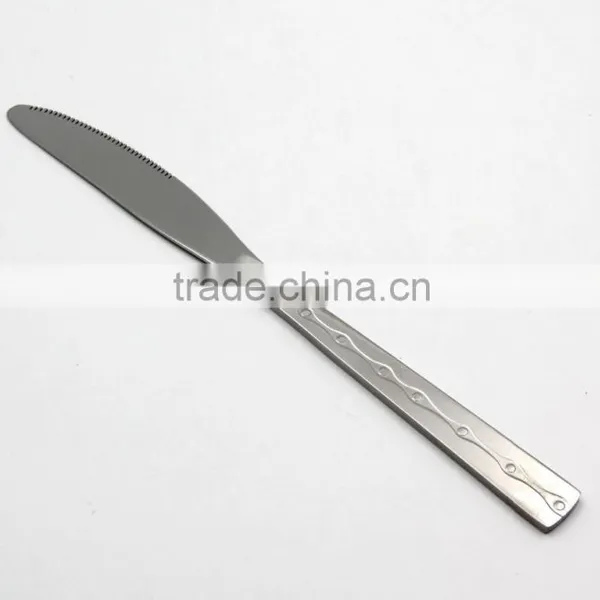 Most Customers Used Stainless Steel Steak Knife in Hotel Cutlery