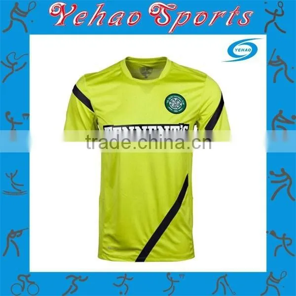 2015 100% Polyester Cool Dry Custom Design Sublimated Green Football Jersey photo-2