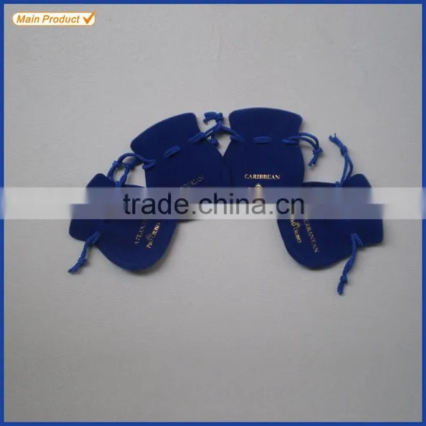 Round Bottom Drawstring Bag With Logo/VELVET Bag Drawstring photo-3