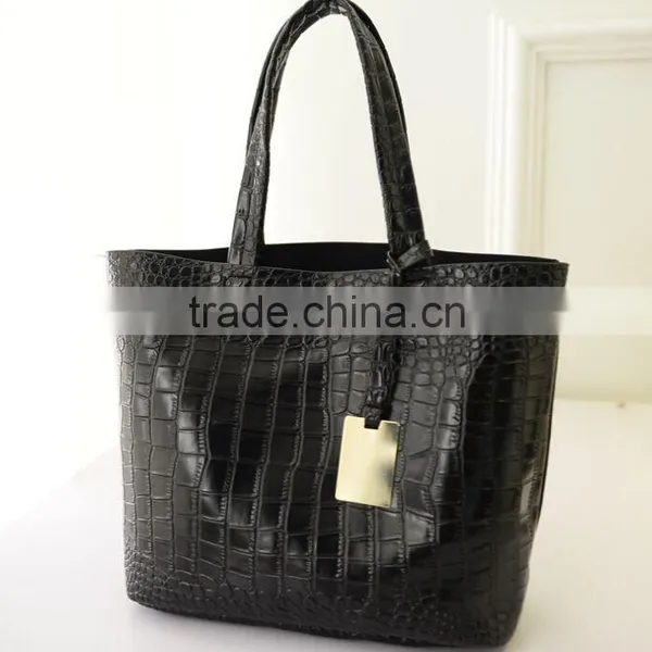 New 2015 Selling Women PU Leather Handbag,Tote Shoulder Bags Large Capacity PU Weave Bags Fashion Design photo-2