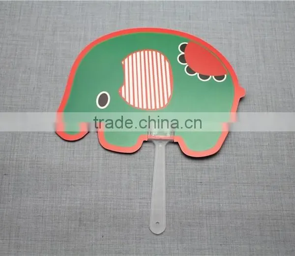 Fashion Cartoon Design Plastic Manual Hand Fan Promotional Fan Advertising Fan photo-3