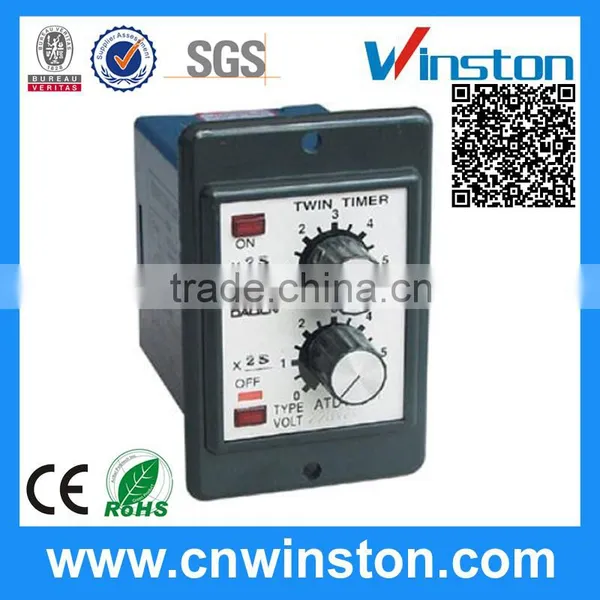 ATDV-Y Flush Mounted Type Electronic Manufacturer Twin Time Relay with CE