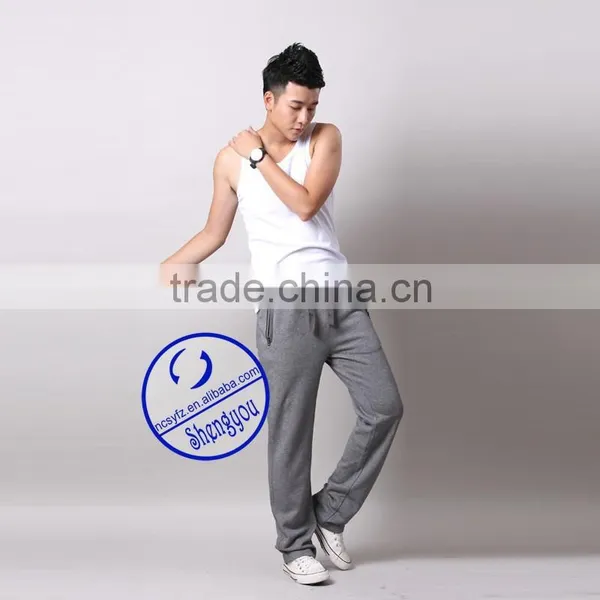 Fashion Design High Quality Men's Grey Jogger Pants Manufactures in China photo-3