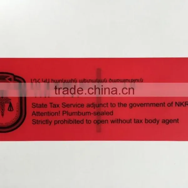 Void Opened Tamper Proof Security Label