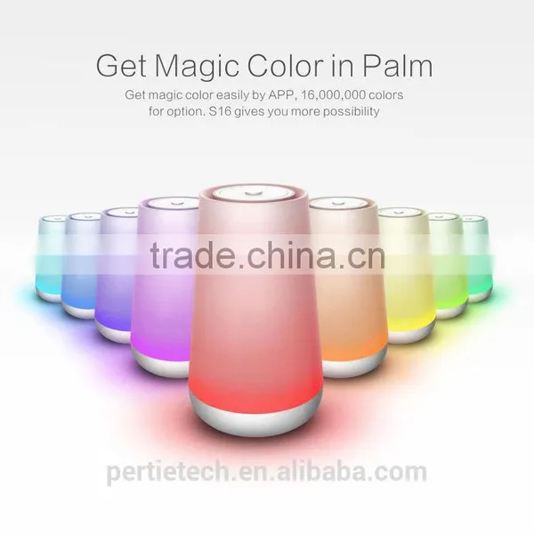 Portable Color Changing LED Light Lamp Bluetooth Speaker With Touch Panel photo-2