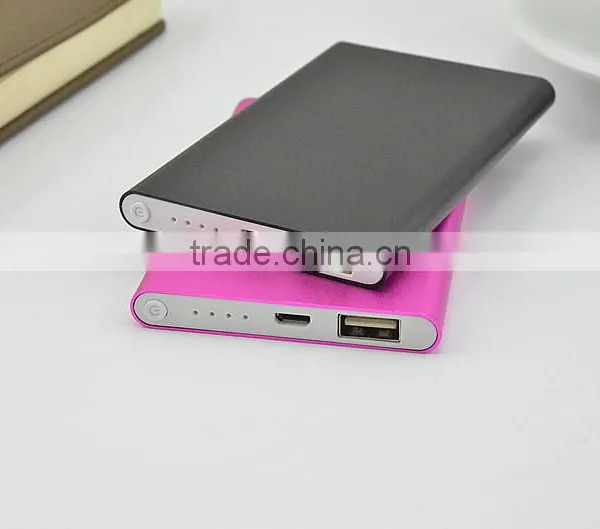 OEM/ODM China Factory Promotion Gift Lithium Polymer Super Slim Power Bank 6000mah 4000mah 2.98usd One Set photo-4