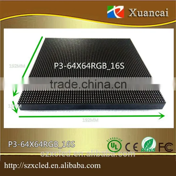 P3-64x64RGB (19.2X19.2CM) Indoor P3(3IN1) Full Color SMD Unit Board 16scanning 75 HUB p3 Led Module photo-4