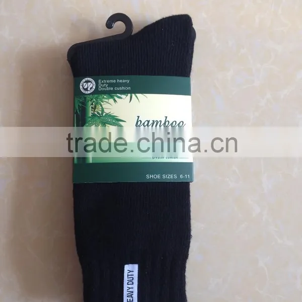 Men's Bamboo Fiber Socks/bamboo Terry Athletic Sock photo-2